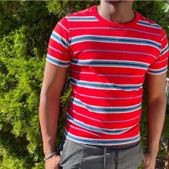 Selected Homme Men's multi T-shirt - Picture 2 of 4